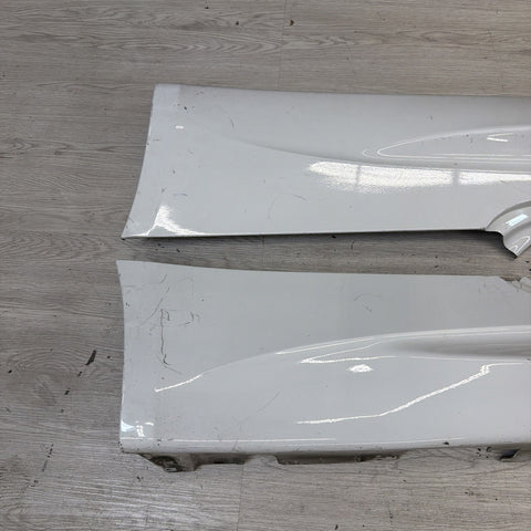 08-13 BMW E92 E93 M3 OEM Right Left Passenger Side Skirt Rocker Panels White
