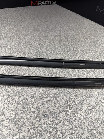 97-03 BMW E39 M5 Right & Left Roof Strip Drip Molding Trims Set Oem