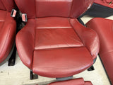 01-06 BMW E46 M3 Coupe Interior Front & Rear Seats Complete Imola Red