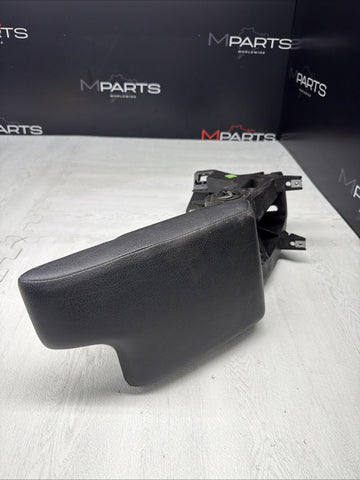 01-06 BMW E46 M3 Center Console Armrest Arm Rest Black Vinyl