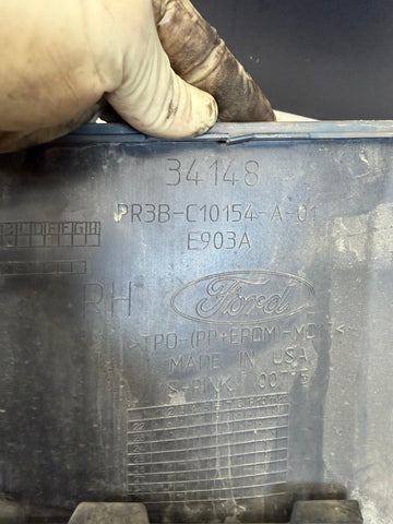 2024–2025 Ford Mustang RH Rocker Side Skirt / Molding Blue OEM PR3B-C10154-A-0