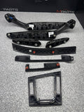 01-06 BMW E46 M3 Convertible Interior Armrests Trim Set Titan Shadow Grey