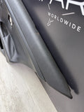 BMW E36 M3 Sedan Right Passenger Rear Black Leather Door Card Panel 51422258036