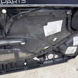 01-06 BMW E46 M3 FRONT DRIVER LEFT SIDE DOOR PANEL CARD BLACK OEM