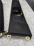 BMW E46 M3 Coupe B Pillars Trims Cover Black 330ci 325ci 328ci