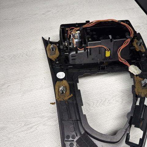 09-13 BMW E90 E92 M3 MANUAL CIC LEATHER CENTER CONSOLE TRIM
