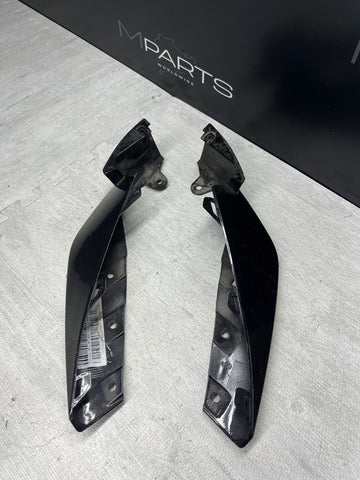 21-25 BMW G80 G82 G83 M3 M4 OEM Gloss Black Front Bumper Corner Splitters