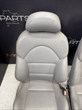 01-06 BMW E46 M3 Coupe Interior Front Not Heated Seats Dove Gray