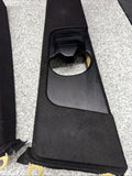 BMW E46 M3 Coupe B Pillars Trims Cover Black 330ci 325ci 328ci
