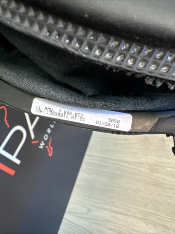 15-20 BMW F80 F82 F83 M3 M4 E BRAKE EMERGENCY PARKING BOOT LEATHER OEM 7846807