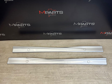 94-99 BMW E36 M3 COUPE SIDE SKIRTS ROCKER PANELS MOLDINGS COSMOS BLACK