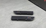 01-06 BMW E46 M3 Left Right Fender Vent Grilles Grills Trims Chrome Genuine OEM