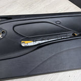 01-06 BMW E46 M3 FRONT PASSENGER RIGHT SIDE DOOR PANEL CARD BLACK OEM
