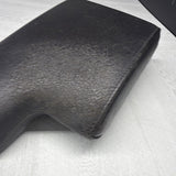 01-06 BMW E46 M3 Center Console Armrest Arm Rest Black Leather *Notes*