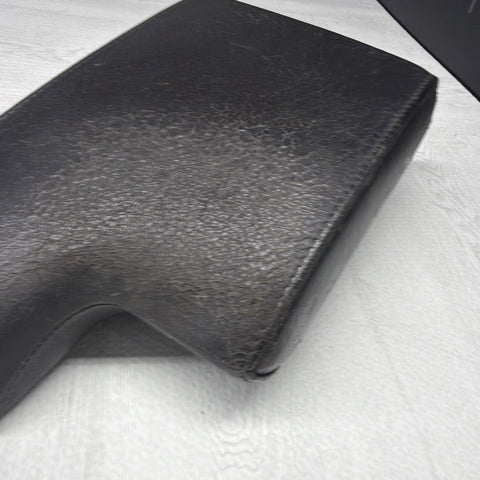 01-06 BMW E46 M3 Center Console Armrest Arm Rest Black Leather *Notes*