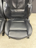 01-06 BMW E46 M3 Convertible Interior Front Non Heated Seats Black *Notes*