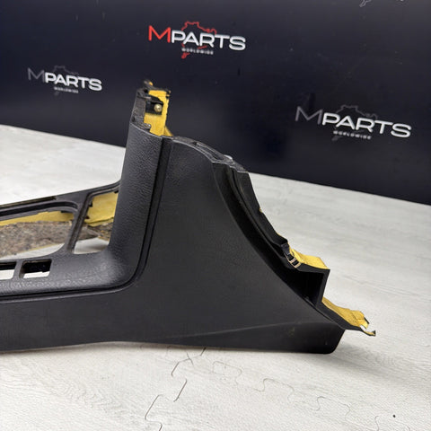 95-99 BMW E36 M3 Lower Dash Center Console Housing Panel Support Black Sedan