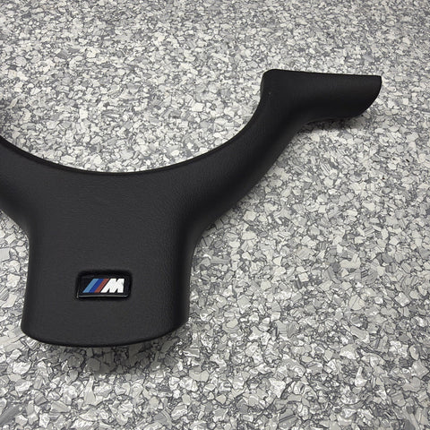 NEW 01-06 BMW E46 M3 Lower Steering Wheel Trim Cover Plate Leather