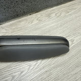 01-06 BMW OEM E46 M3 Titan Shadow Gray Vert Trim Armrest + Pad Left Driver Rear