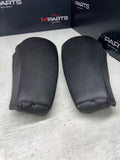08-13 BMW E92 M3 Rear Pair Seat Side Bolsters Novillo Leather Black