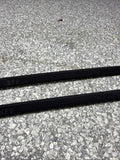 01-06 BMW E46 M3 Coupe Front A Pillars Trim Covers Black Original OEM Pair