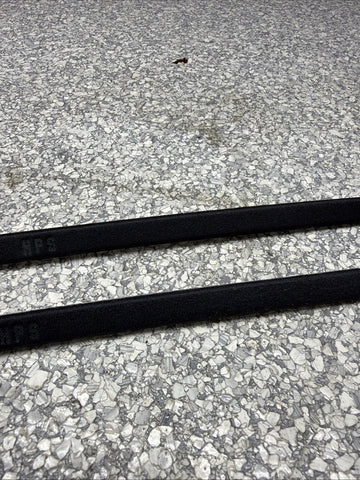 01-06 BMW E46 M3 Coupe Front A Pillars Trim Covers Black Original OEM Pair