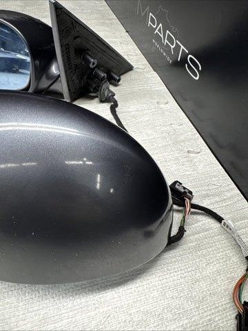 01-06 BMW E46 M3 Side View Door Mirrors Pair Steel Gray  *Notes*