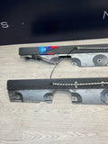 01-06 BMW E46 M3 Rocker Panel Side Skirts OEM Silver Grey + Underbody Glow Light