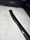 BMW 18-23 F90 M5 REAR TRUNK LIP SPOILER CARBON STYLE PRINT