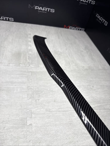 BMW 18-23 F90 M5 REAR TRUNK LIP SPOILER CARBON STYLE PRINT