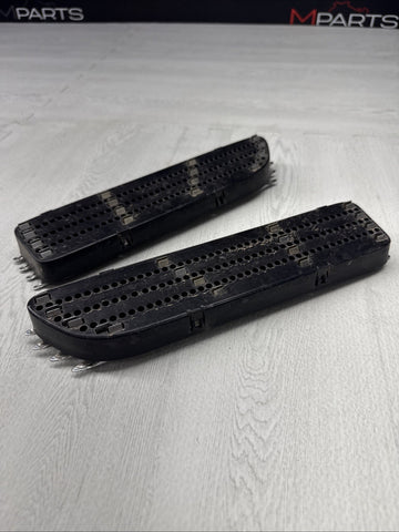 01-06 BMW E46 M3 Fender Vent Grilles Grills Trims Chrome OEM Clean Emblems