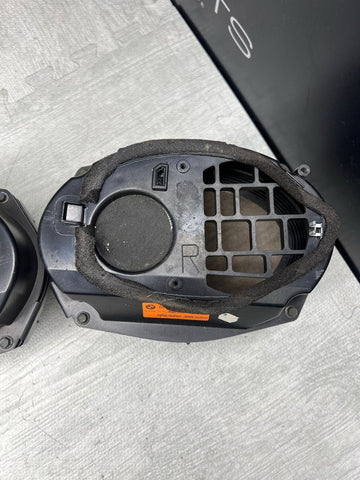 93-99 BMW E36 318I 328I M3 REAR DECK SUBWOOFERS SPEAKERS HARMAN KARDON PAIR OEM