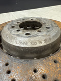 BMW M3 Front Right Cross Drilled Brake Rotor E90 E92 E93 1M Oem 2008-2013