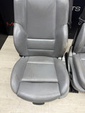 01-06 BMW E46 M3 Convertible Interior Front Heated Seats Gray Grey *Notes*