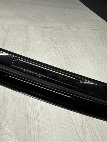 08-13 BMW E92 335 M3 Coupe Roof Rails Mouldings Pair 51138045379 Sapphire Black