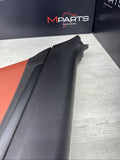 2008-2013 BMW E92 M3 Coupe Left Rear Interior Trim Panel Fox Red Leather OEM