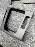 01-06 BMW E46 M3 Convertible Interior Armrests Trim Set Brushed Aluminum *1 Tab