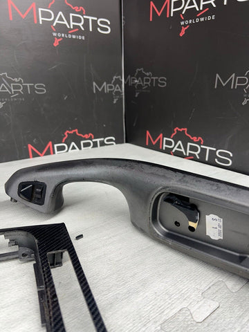 01-06 BMW E46 M3 Convertible Interior Armrests Trim Set Titan Shadow Grey