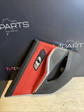 BMW 21-26 G80 M3 Sedan OEM Rear Left Driver Door Card Panel Fiona Red