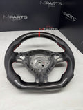 BMW E46 M3 E39 M5 M Real Carbon Fiber Steering Wheel Leather Red Stitching