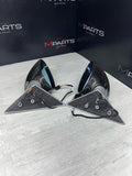 01-06 BMW E46 M3 Side View Door Mirrors Pair Titan Silver