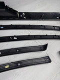 09-13 OEM BMW E92 E93 335is Dash Glacier Silver Aluminum Interior Trim Set