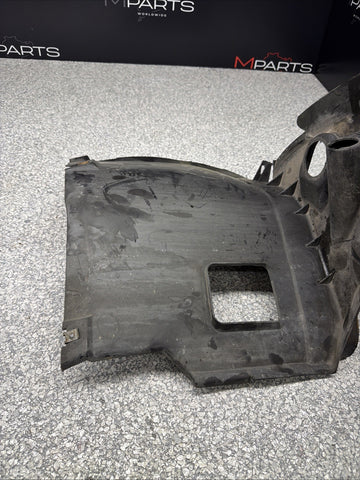 OEM BMW E46 M3 Front Left Splash Shield Guard Liner + Temp Sensor