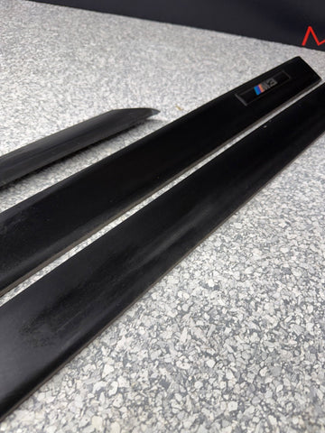 1992-1998 BMW E36 M3 Sedan Black Door Mouldings Trims OEM