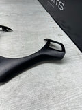 08-13 BMW E90 E92 E93 M3 Lower Steering Wheel Trim Cover Plate Black