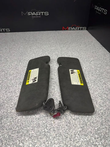 08-10 BMW E63 650i M6 COUPE Interior Sun Visor Left and Right Set OEM
