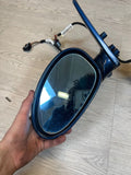 01-06 BMW E46 M3 Side View Door Mirrors Pair Mystic Blue