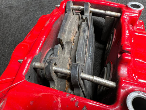 FERRARI 458 ITALIA REAR RIGHT PASSENGER SIDE CCB BRAKE CALIPER RED OEM 261791