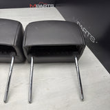 2001-2006 BMW E46 M3 Convertible Black Rear Headrests Head Rests Pair