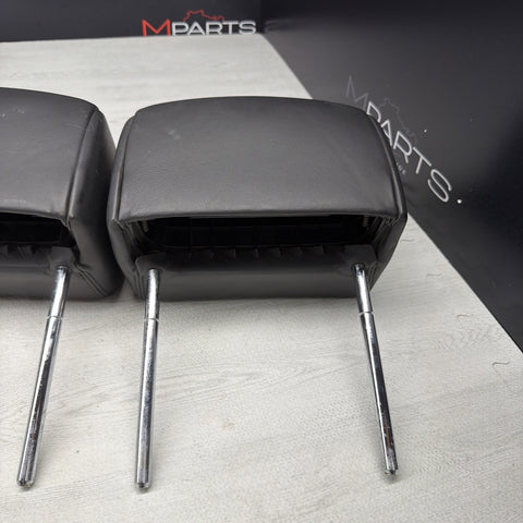 2001-2006 BMW E46 M3 Convertible Black Rear Headrests Head Rests Pair